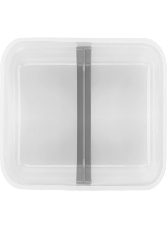 ZWILLING Fresh & Save Plastic Flat Lunch Box, Airtight Container, Meal Prep, BPA-Free, Grey, Semitransparent - Large - Image 4