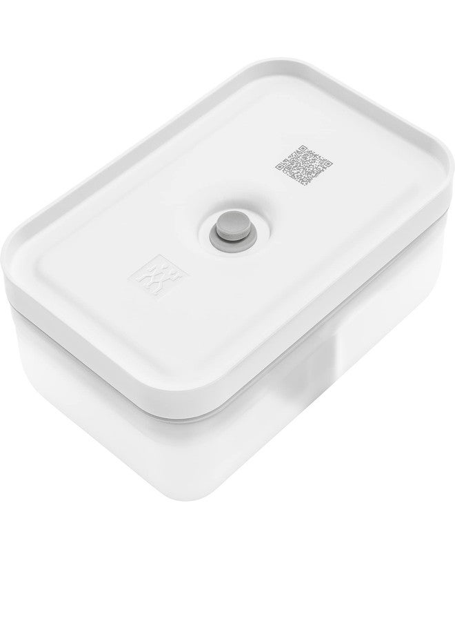 ZWILLING Fresh & Save Plastic Flat Lunch Box, Airtight Container, Meal Prep, BPA-Free, Grey, Semitransparent - Large - Image 1