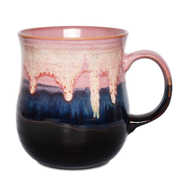 Bosmarlin Large Ceramic Coffee Mug Big Tea Cup for Office and Home 21 Oz Dishwasher and Microwave Safe 1 PCS