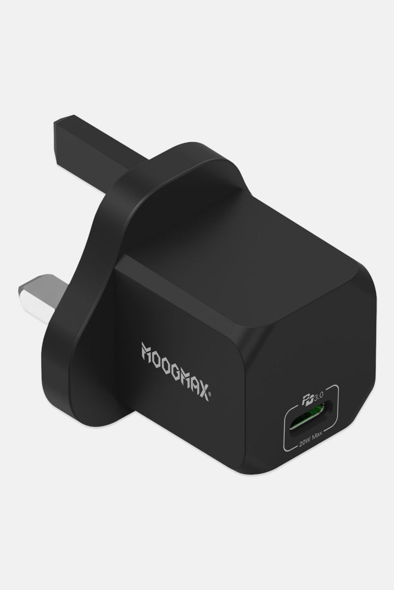 MOOGMAX FB-03U90WE GaN PD 20W Charger, Black - Image 3