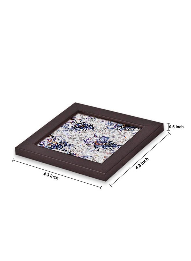 Paper Plane Design Tea Coffee Coaster Set Wooden Decorative Coasters Set. Home and Office Wooden Coasters Design 848 - Image 4