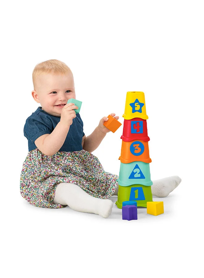 شيكو 2-In-1 Stackable Cups 6-36M
