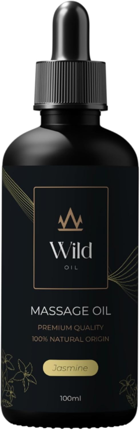 Wild Massage Oil Natural Vegan Body Oil for Hydration Relaxation Aromatherapy Moisturising Skin Nourishing Hair Treatment NonGreasy Fast Absorbing Professional Massage Use 100ml