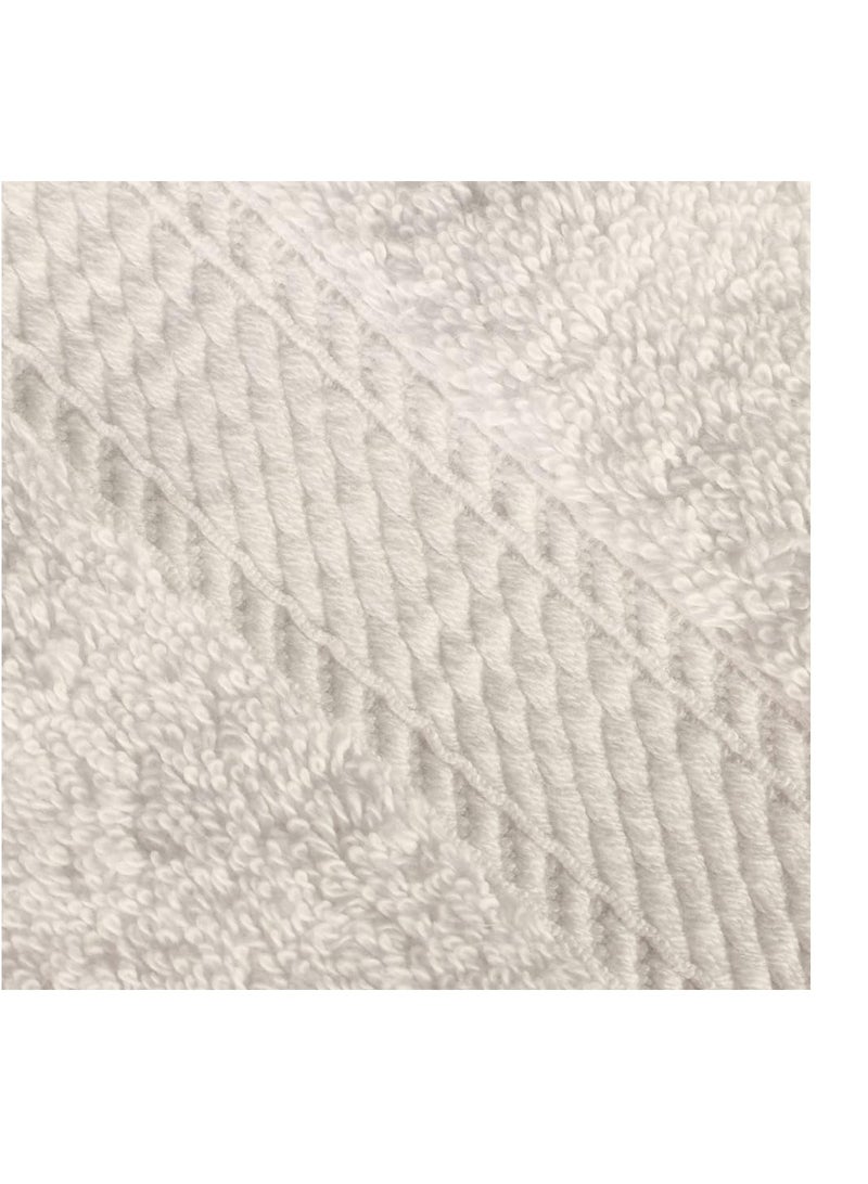 Superior Egyptian Cotton Pile Face Towel/Washcloth Set of 6, Ultra Soft Luxury Towels, Thick Plush Essentials, Absorbent Heavyweight, Guest Bath, Hotel, Spa, Home Bathroom, Shower Basics, Cream - Image 3