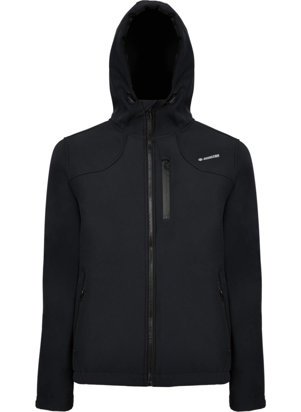 Scooter  Softshell Hooded Coat Black Men's Coat M1801TS  - Image 1