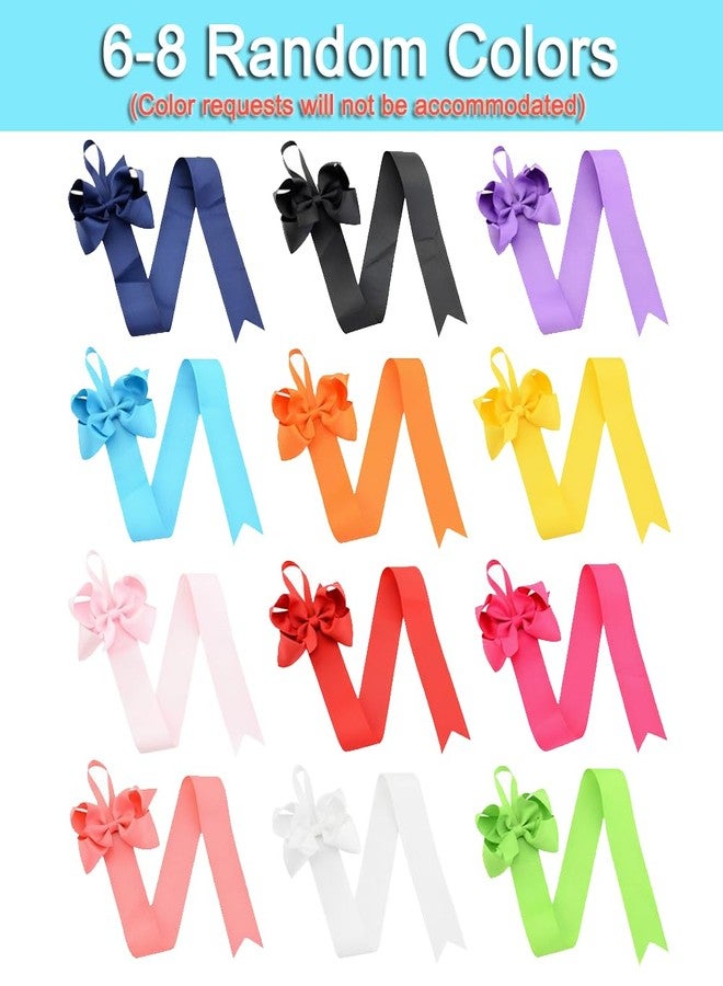 Elandy 12PCS Ribbon Hair Bow Holder Organizer Hair Accessories Storage Organizer Headband Hair Clips Display Hanger Hanging Tools for Women Girls(Color Random) - Image 3