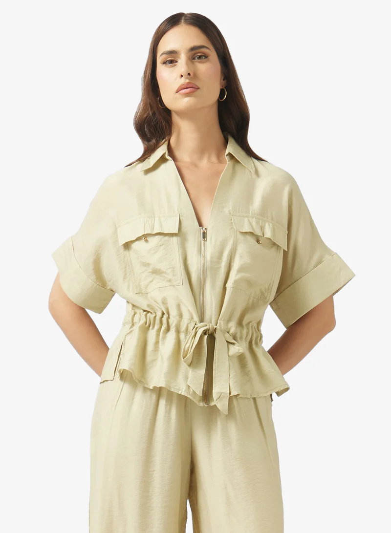 ELLA  Zip Up Top & Pant Set for Women | Best Price UAE