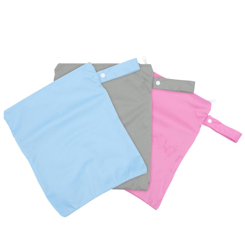 Reusable Waterproof Wet Bag Set 3 5 7 Liters Double Zipper for Travel Pool Gym - Image 2