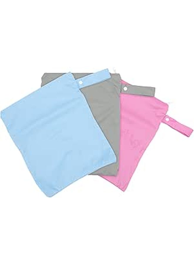 Reusable Waterproof Wet Bag Set 3 5 7 Liters Double Zipper for Travel Pool Gym - Image 1