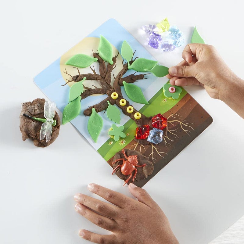 hand2mind Into The Garden Sensory Activity Kit, Loose Parts Play Materials for Kids, Fine Motor Skills Toys, Sensory Play Therapy Toys, Montessori Sensory Bin, Calm Down Corner, Easter Activities - Image 5
