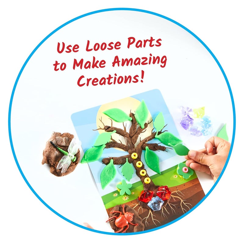 hand2mind Into The Garden Sensory Activity Kit, Loose Parts Play Materials for Kids, Fine Motor Skills Toys, Sensory Play Therapy Toys, Montessori Sensory Bin, Calm Down Corner, Easter Activities - Image 3