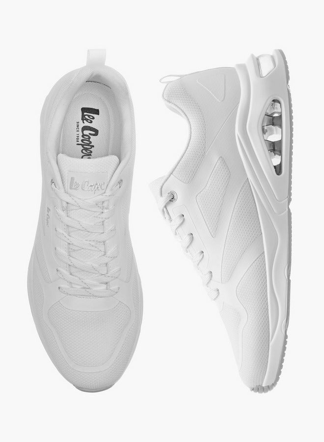 لي كوبر سنيكرز رجالي بألواح وإغلاق برباط  - Image 1