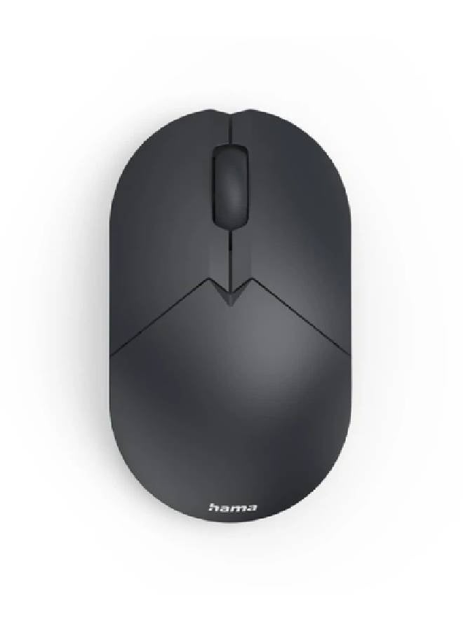 هاما ماوس لاسلكي بصري صغير Hama WM-150، 3 أزرار، نقرة صامتة، أسود - Image 1