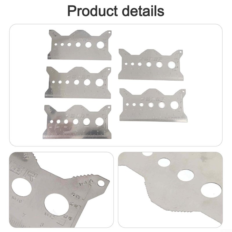 Spiral Guide Measuring Screws 4mm 5mm 6mm 8mm 10mm Sizes 10pcs Set - Image 3