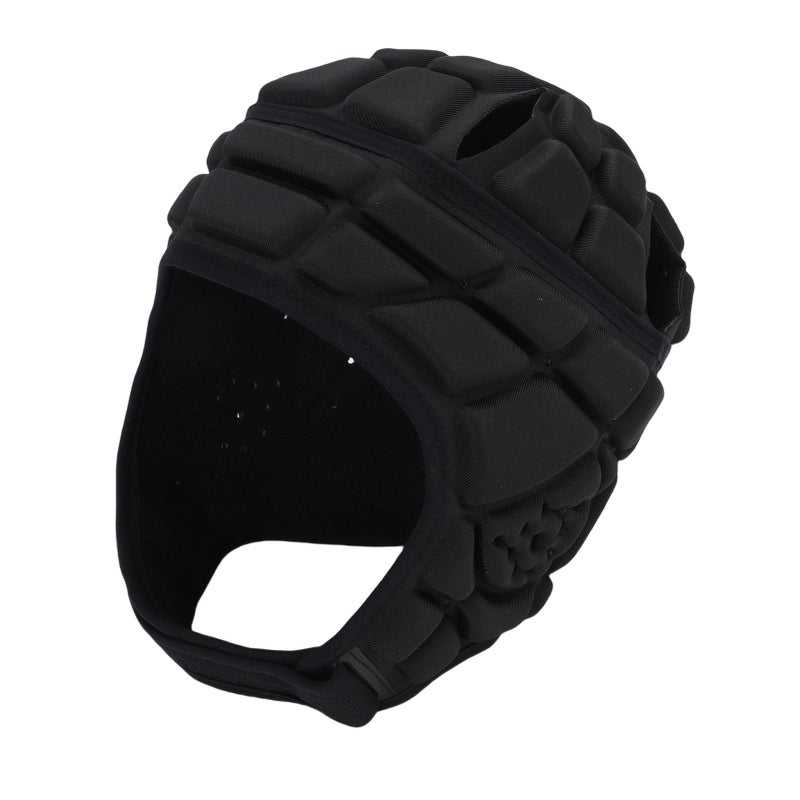 White EVA Sponge Padded Soft Helmet Protective Headgear for Sports and Soccer - Image 2