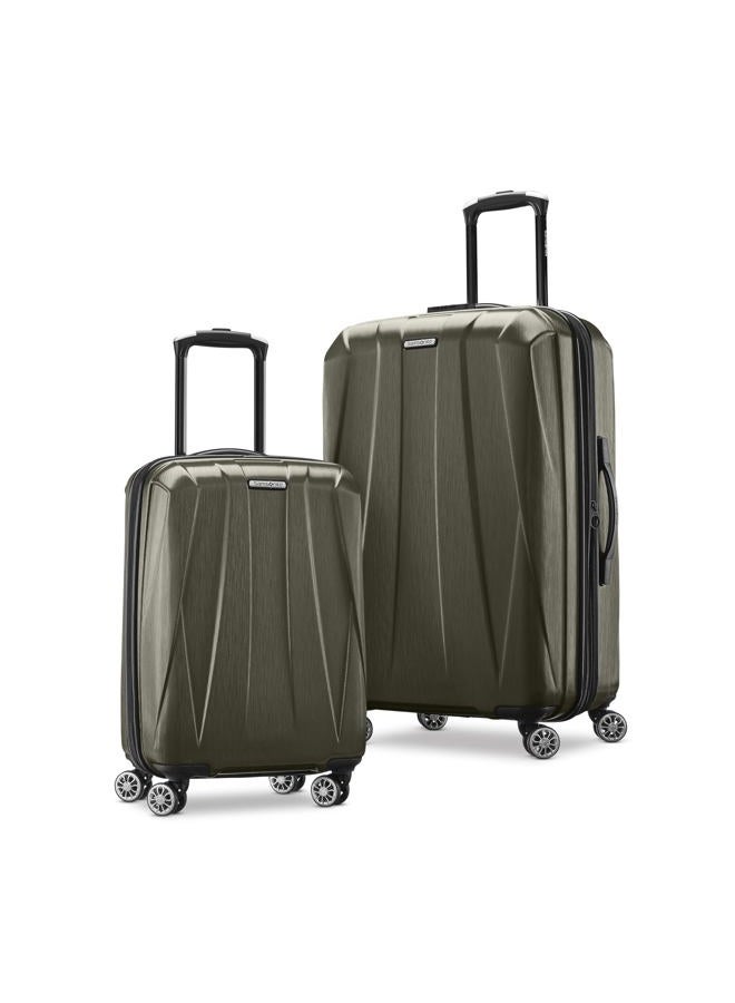 Samsonite Centric 2 Hardside Expandable Luggage with Spinners, Olive, 2-Piece Set (20/24), Centric 2 Hardside Expandable Luggage With Spinners - Image 1