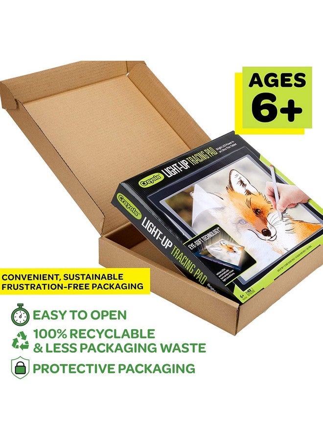 Crayola Light Up Tracing Pad with Night Mode and Colored Pencil Set, Gift, Ages 6, 7, 8, 9, 10 - Image 4