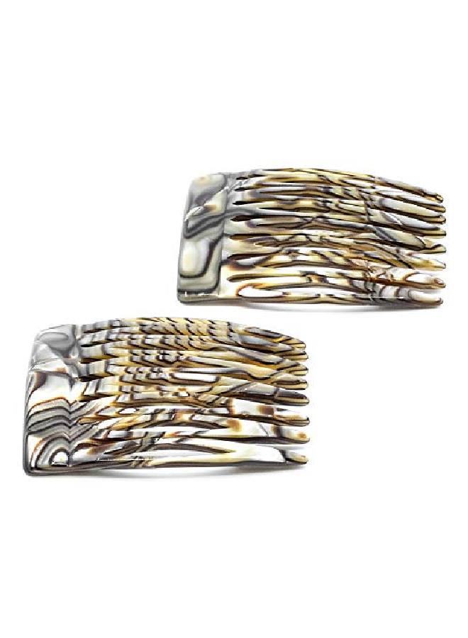 CAMILA Paris Cp2332/2 French Hair Side Combs Handmade Onyx Flexible Durable Small Decorative Hair Combs Strong Hold Ladies Hair Comb Clips No Slip Styling Hair Accessories For Women Made In France - Image 5