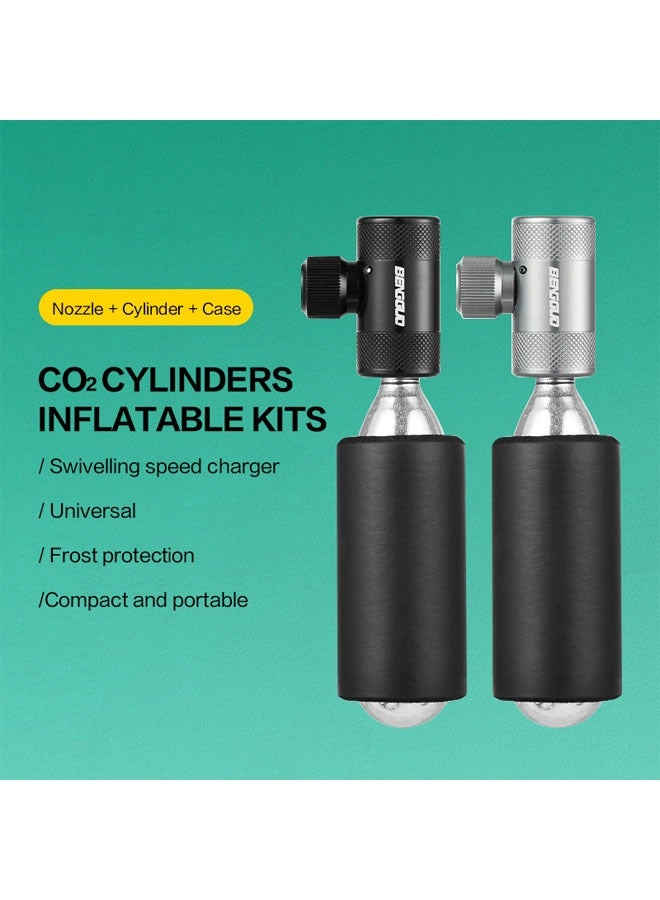 Bicycle Quick Inflator Set Road Mountain Bike Tire Inflator Head Accessory Gas Cylinder Quick Inflator Nozzle Joint - Image 5