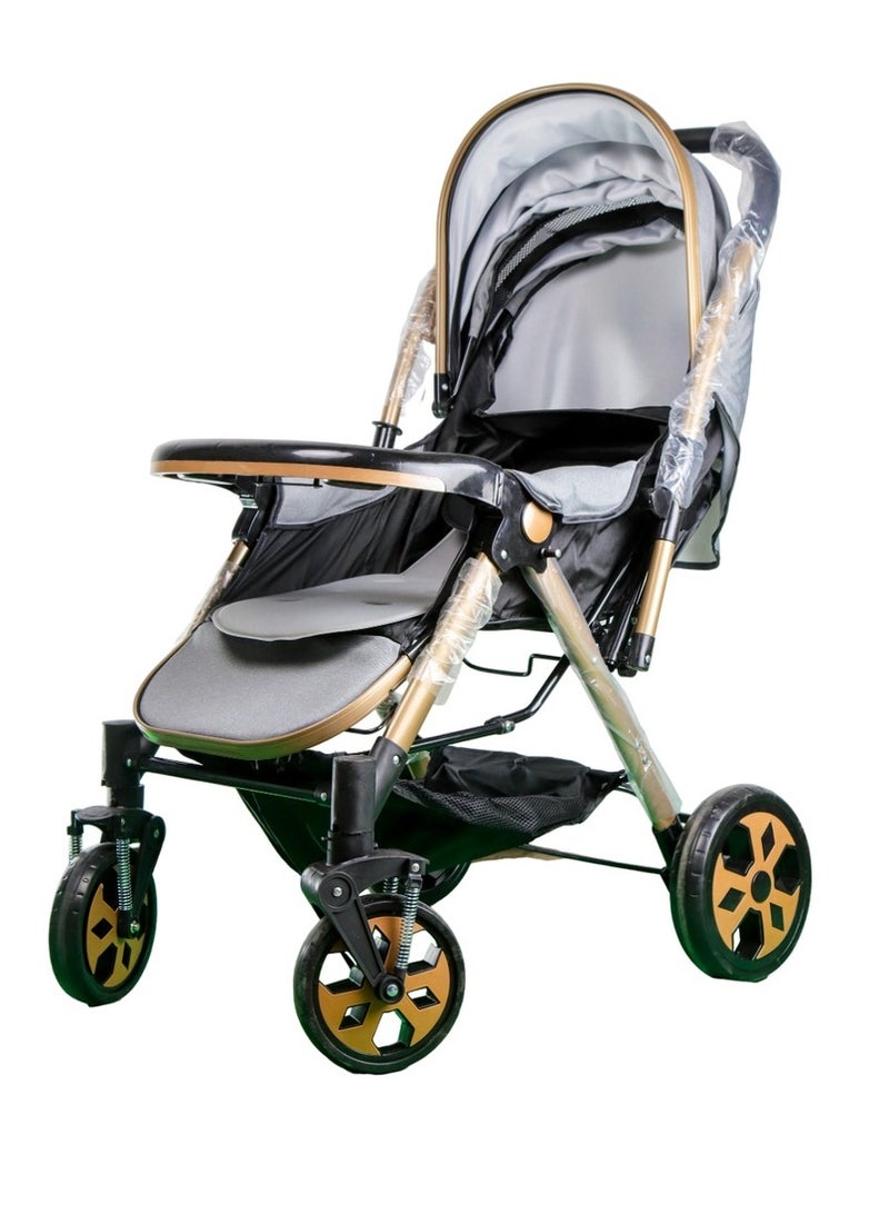 Baby Stroller for Kids Grey - 615 - Image 1