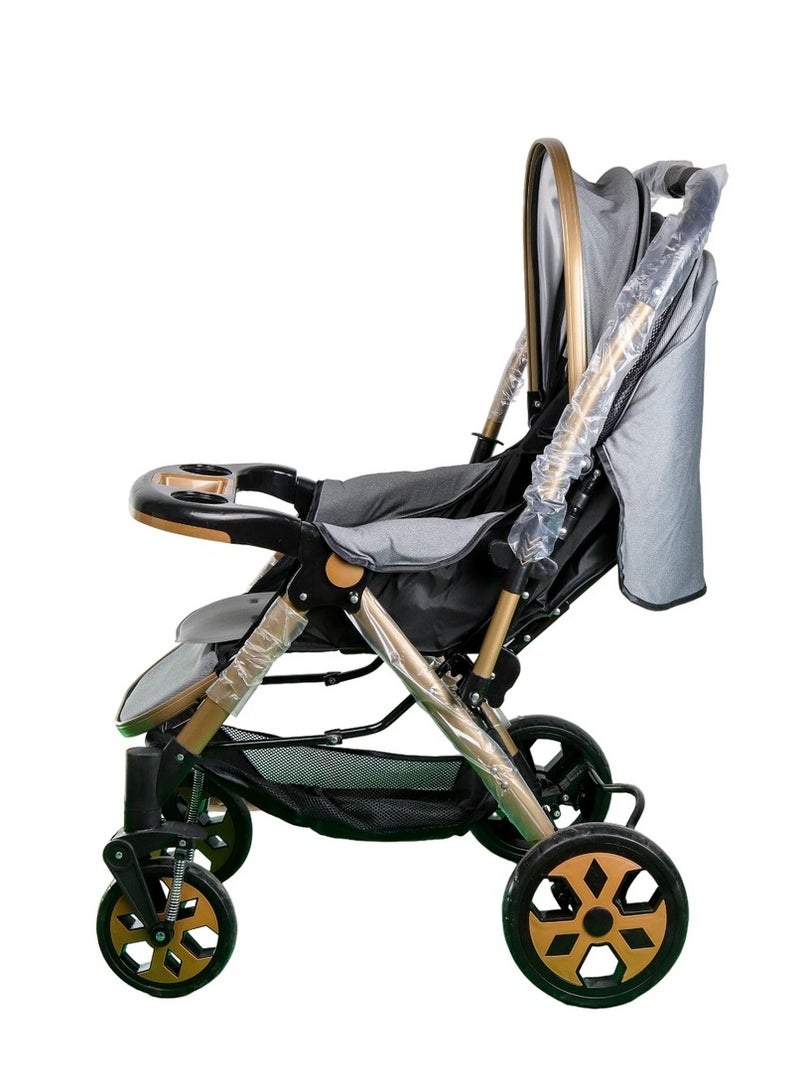 Baby Stroller for Kids Grey - 615 - Image 2