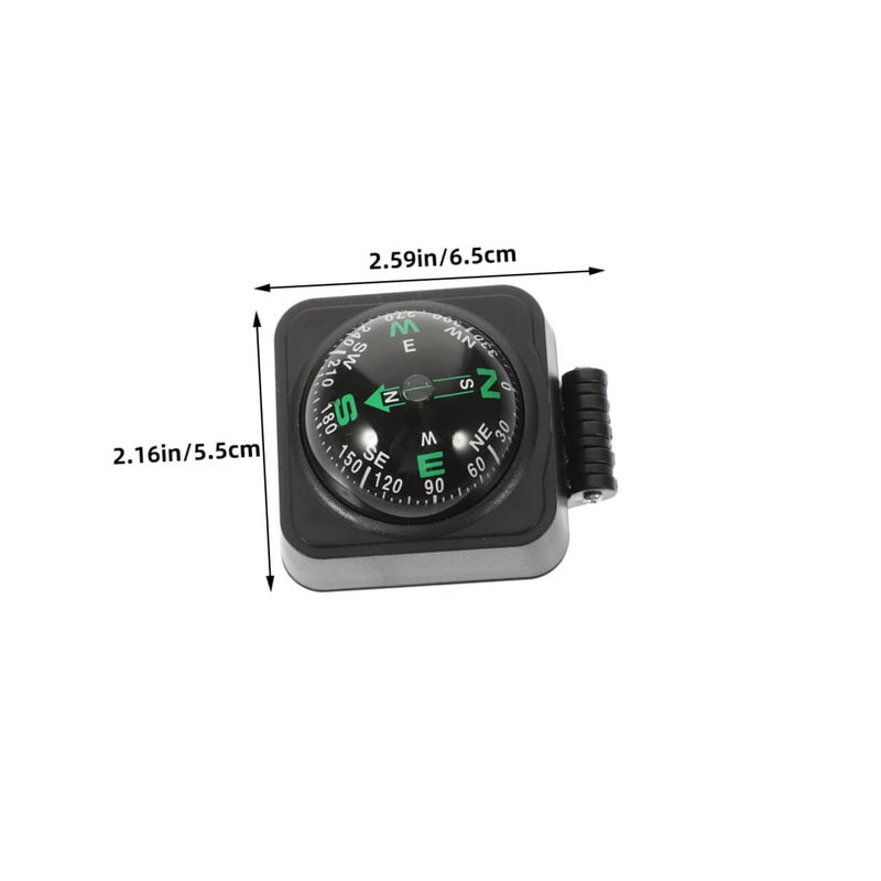 3 Pcs Adjustable Car Dashboard Compass Ball Portable Navigation Tool for Outdoor Automotive Use - Image 3