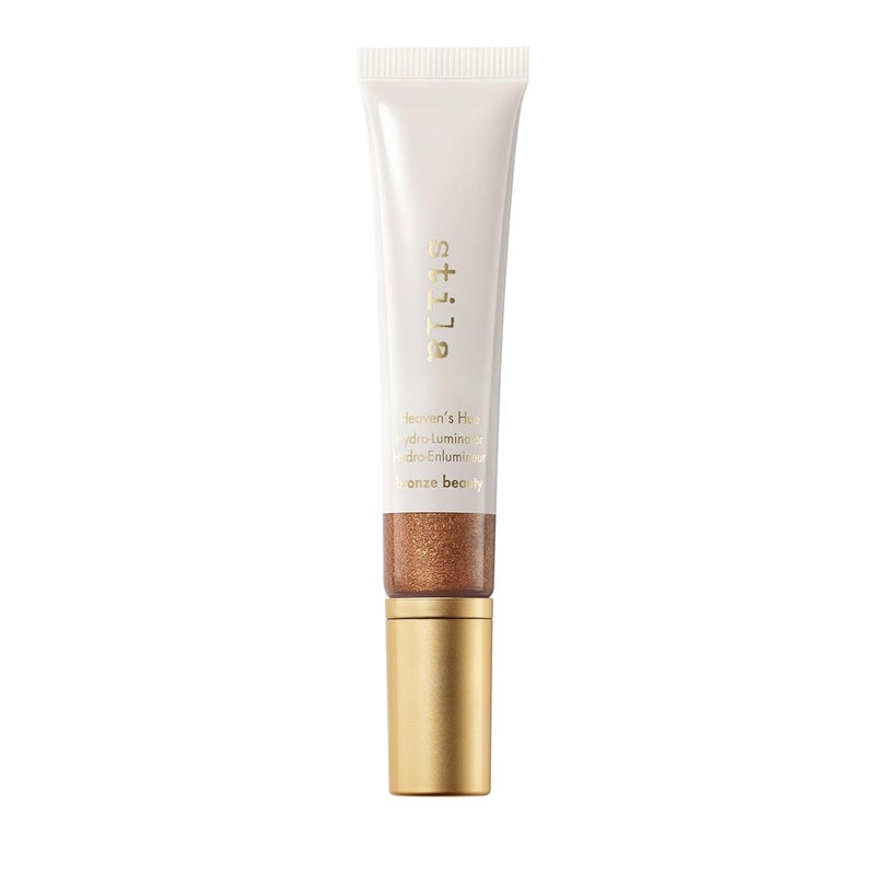 stila ستلا كوزمتيكس هيفنز هيو هايدرو لومي ناتور برونز بيوتي شير بيلدابل هايلايتر مع سكوالان مرطب وصبار ومضادات أكسدة لتوهج مشع من الداخل - Image 1