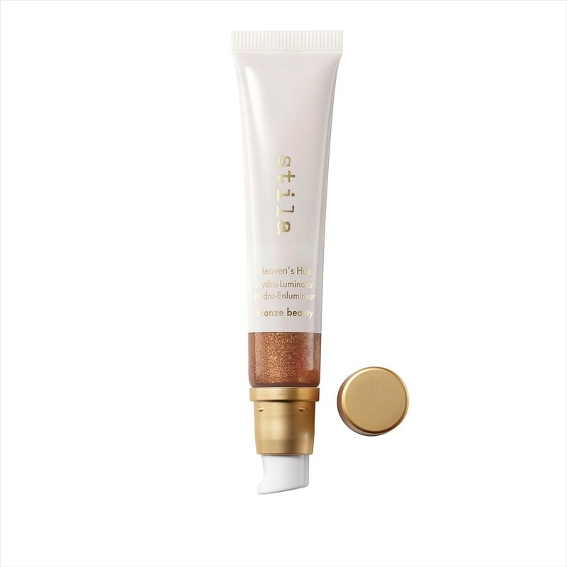 stila ستلا كوزمتيكس هيفنز هيو هايدرو لومي ناتور برونز بيوتي شير بيلدابل هايلايتر مع سكوالان مرطب وصبار ومضادات أكسدة لتوهج مشع من الداخل - Image 3