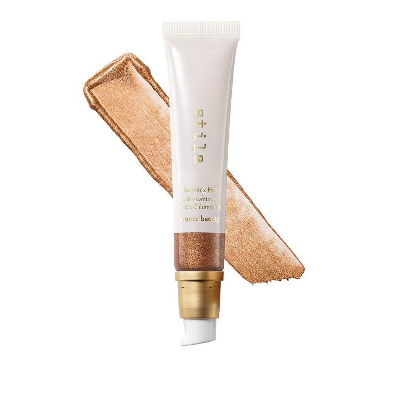 stila ستلا كوزمتيكس هيفنز هيو هايدرو لومي ناتور برونز بيوتي شير بيلدابل هايلايتر مع سكوالان مرطب وصبار ومضادات أكسدة لتوهج مشع من الداخل - Image 2