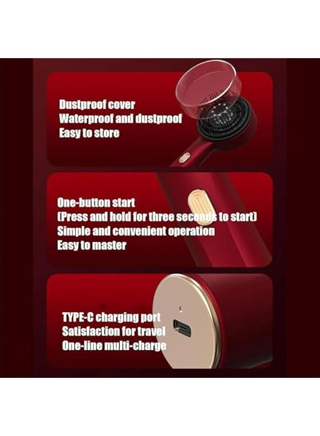 Electric Vibration Massage Comb Red Light Scalp Massager Hair Growth Comb Oil Applicator Anti Hair Loss Treatment - Image 3