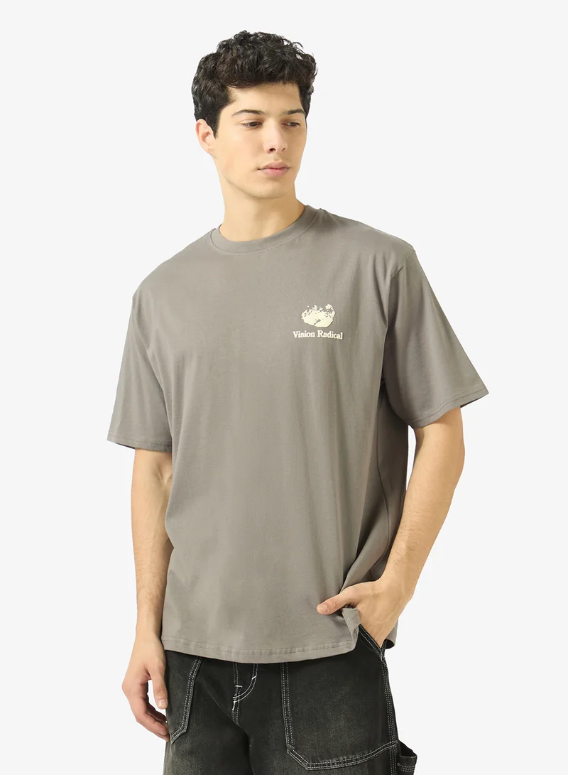 Ripples Mens Drop Shoulder T-shirt