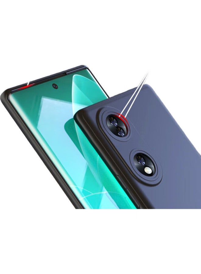 kelleia Kalaio Honor 70 Phone Case Protective Cover, Full Protection Shockproof Frosted Soft Shell/Protective Case, Black, 6.67 Inches - Image 3