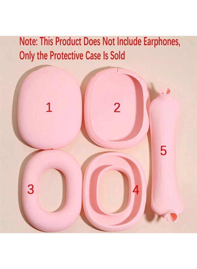 3pcs White Silicone Case For Max Headphone Protective Cover Soft Shell Earbud Covers - Image 4