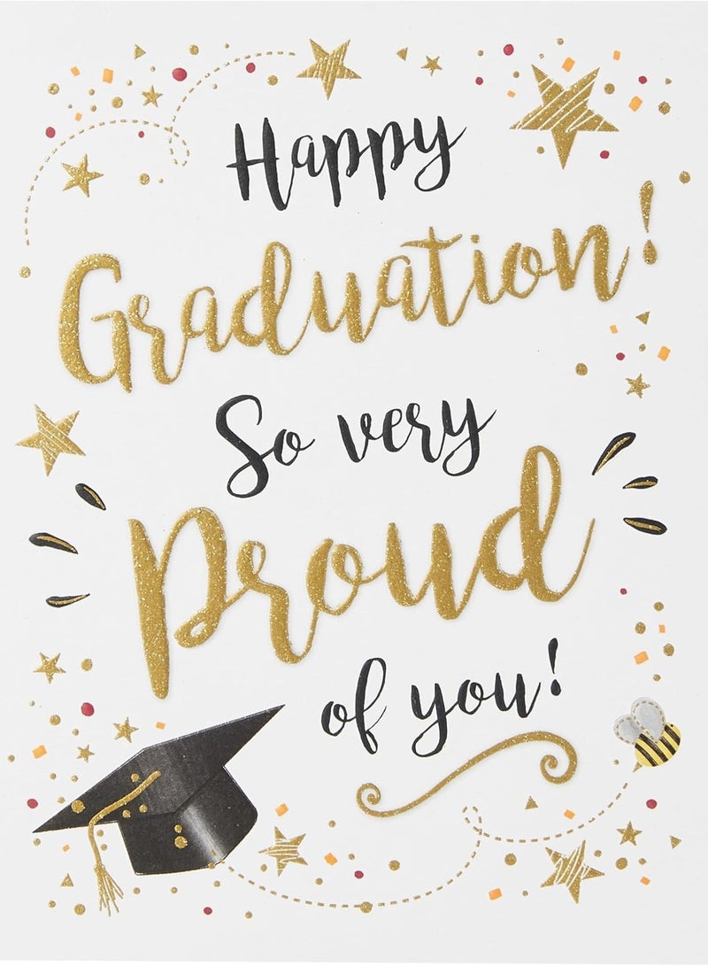 Greetings Modern Occasion Card Graduation - 8 x 6 inches 