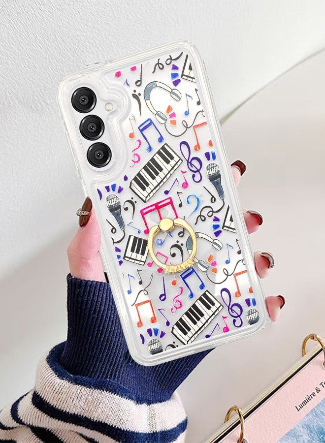 OMEVE Samsung Galaxy A16 4G/5G Case with Ring，Full Body Silicone Protective Phone Case Cover for Galaxy  A16 4G/5G,Non-Yellowing Shockproof Bumper Protective Phone Cover, Anti-Scratch Hard PC Back - Image 1