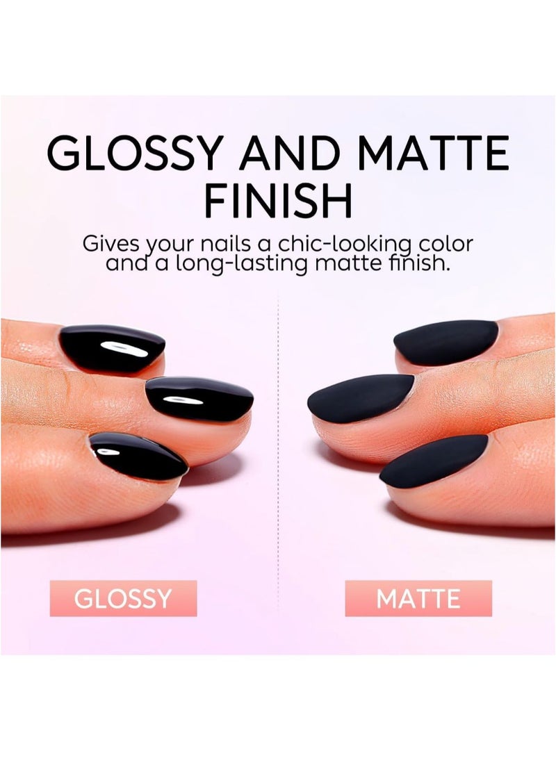 OSYA 15ml Large Capacity No Wipe Top Coat Clear Gel Nail Polish Soak Off U V LED Gel for Starters Professionals Home DIY Nail Salon Manicure - Image 5