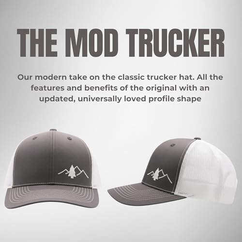 LINDO Trucker Hat [ The Great Outdoors: Gray/White ] - Image 2