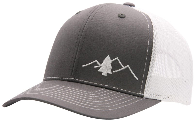 LINDO Trucker Hat [ The Great Outdoors: Gray/White ] - Image 1