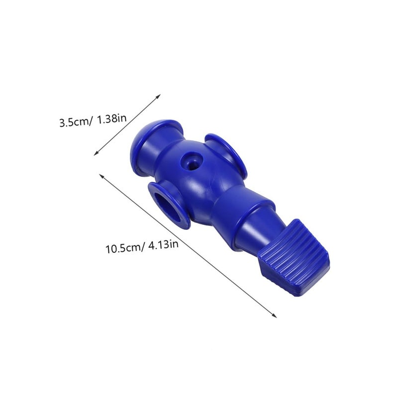 2 Blue Foosball Player Dolls Replacement Parts for Table Soccer Family Fun - Image 3