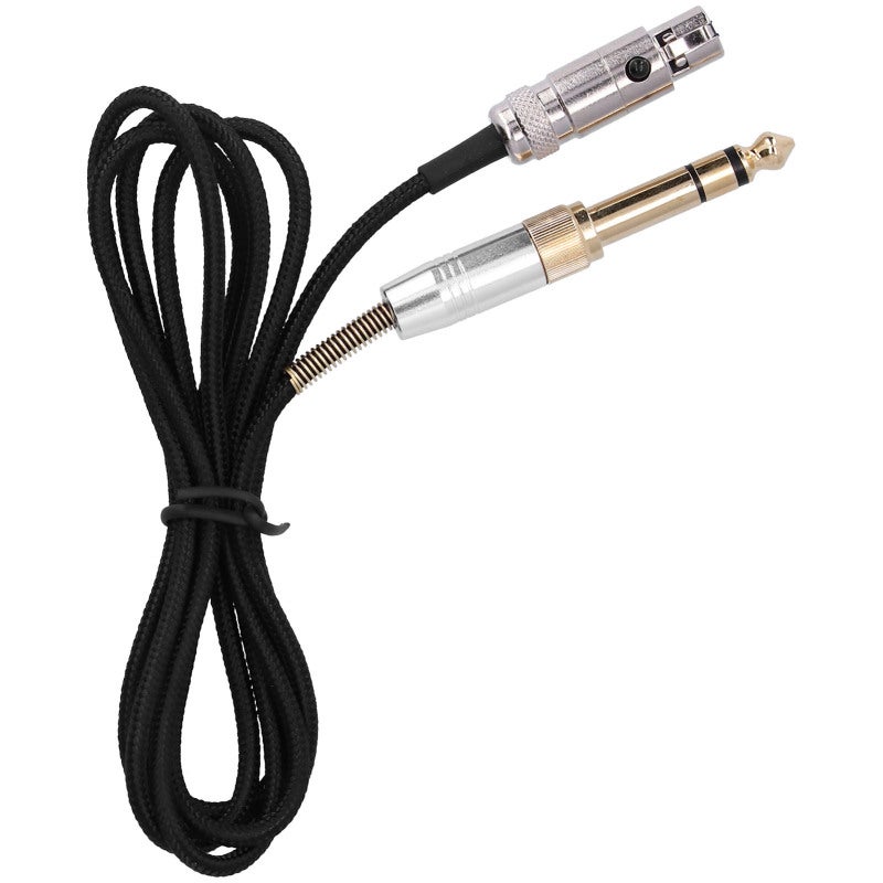 6.35mm to Mini XLR Audio Cable with Gold-Plated 3.5mm Plug Zinc Alloy Housing - Braided Wire for AKG Q701 K712 K240 K141 K271 K702 Cameras - Image 4