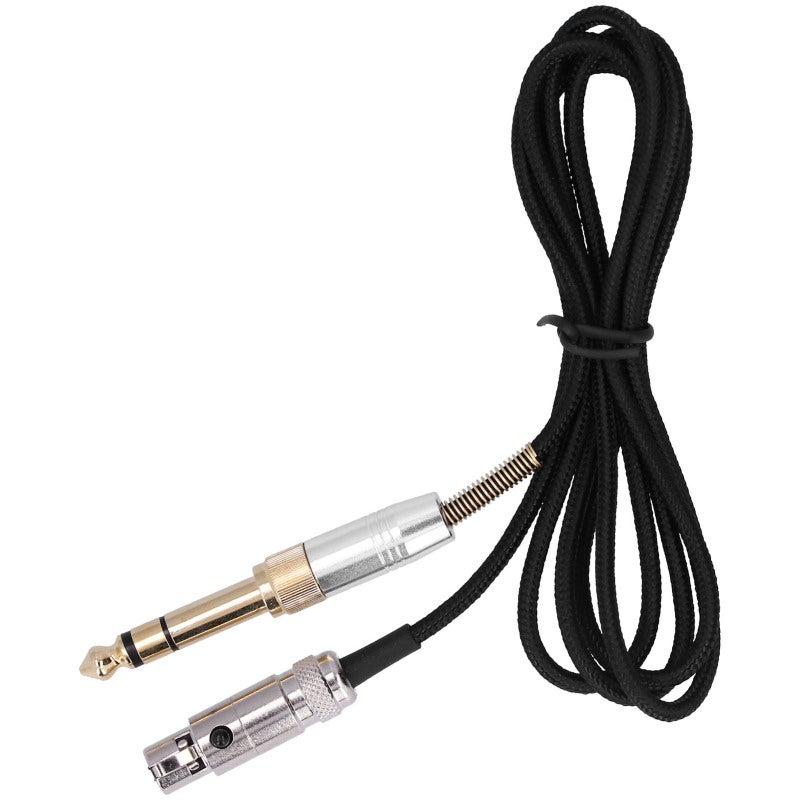 6.35mm to Mini XLR Audio Cable with Gold-Plated 3.5mm Plug Zinc Alloy Housing - Braided Wire for AKG Q701 K712 K240 K141 K271 K702 Cameras - Image 2