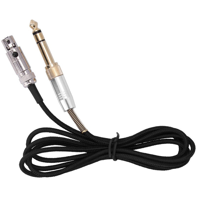6.35mm to Mini XLR Audio Cable with Gold-Plated 3.5mm Plug Zinc Alloy Housing - Braided Wire for AKG Q701 K712 K240 K141 K271 K702 Cameras - Image 3