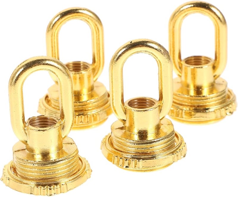 4 قطع من خطافات حلقة مصباح السقف المصنوعة من سبيكة الزنك لتثبيت أضواء الثريا المعلقة - Image 2