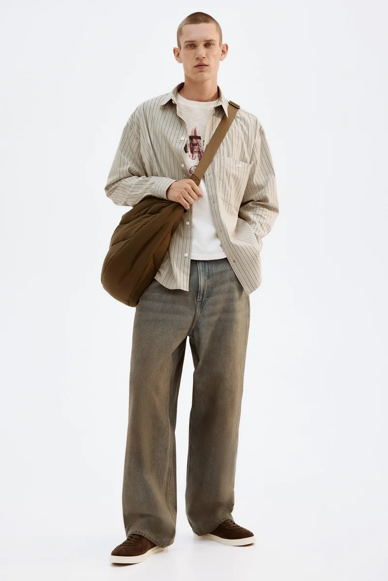 H&M Loose Fit Poplin shirt