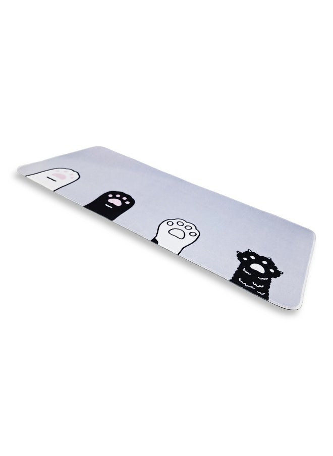 Generic - Mouse Pad XL 70cmx30cmx2mm  – Extended Gaming & Office Mousepad with Non-Slip Rubber Base – Smooth Surface for Precise Control, Durable & Comfortable for Keyboard and Mouse Setup – Ideal for Gamers & Professionals - Image 1