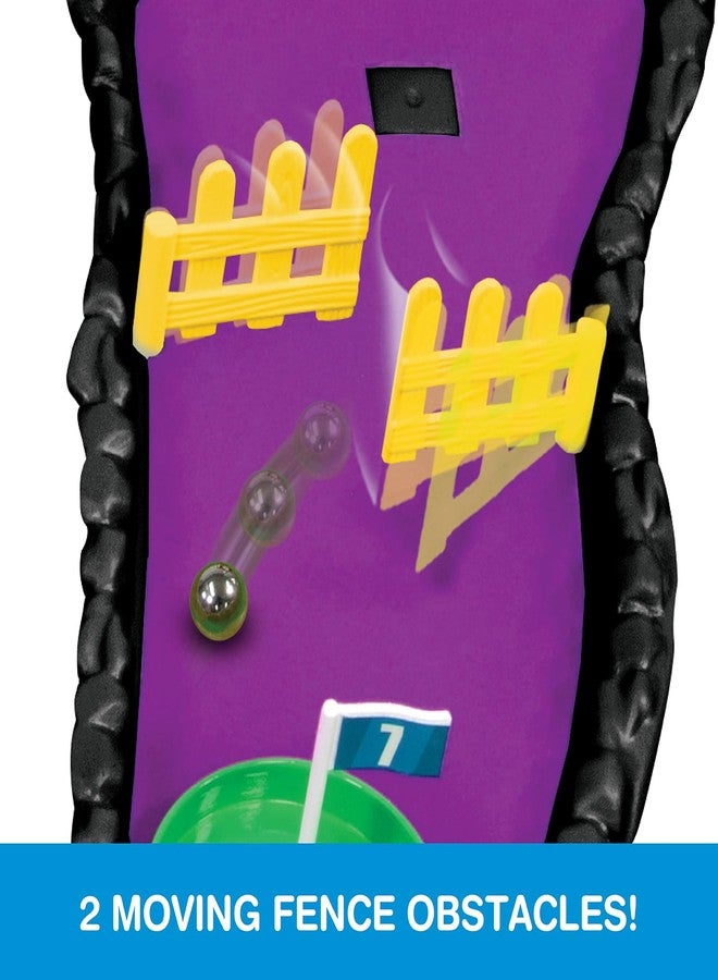 Game Zone Arcade Mini Golf - Interactive Tabletop Mini Golf Game with 9 Holes and Moving Obstacles for 1-4 Players Ages 6+ - Perfect for Family Nights! - Image 5