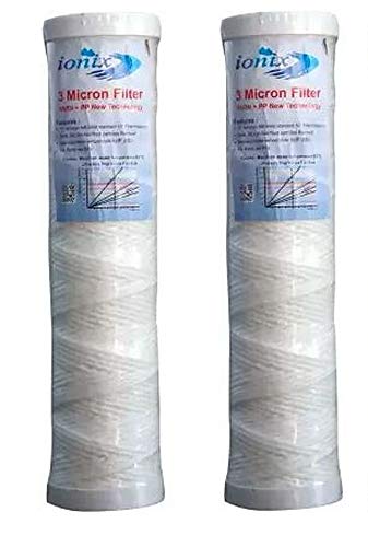 IONIX 2 Stage Pre Filter 1 Year Maintenance Kit with 2 Sediment Filter, 1 CTO Filter & Anti Scaling Balls - Image 4