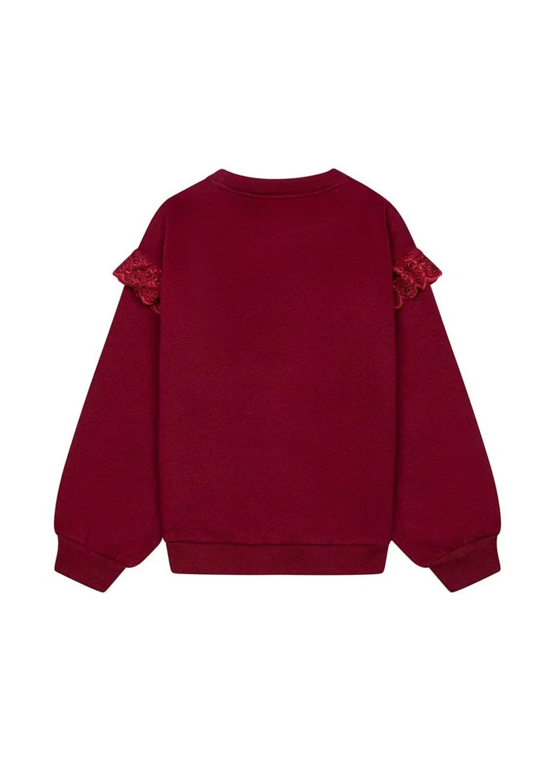 مينوتي Teen Girls Frill Sleeved Sweatshirt