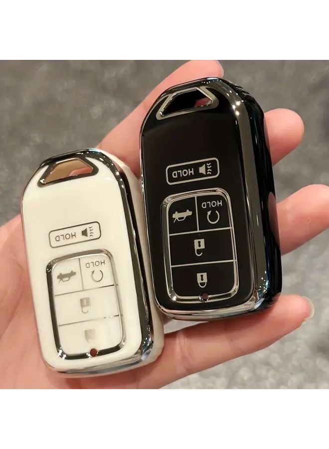 Pink Key Fob Cover for Honda Accord Civic CRV Pilot Odyssey Remote Protector - Image 1