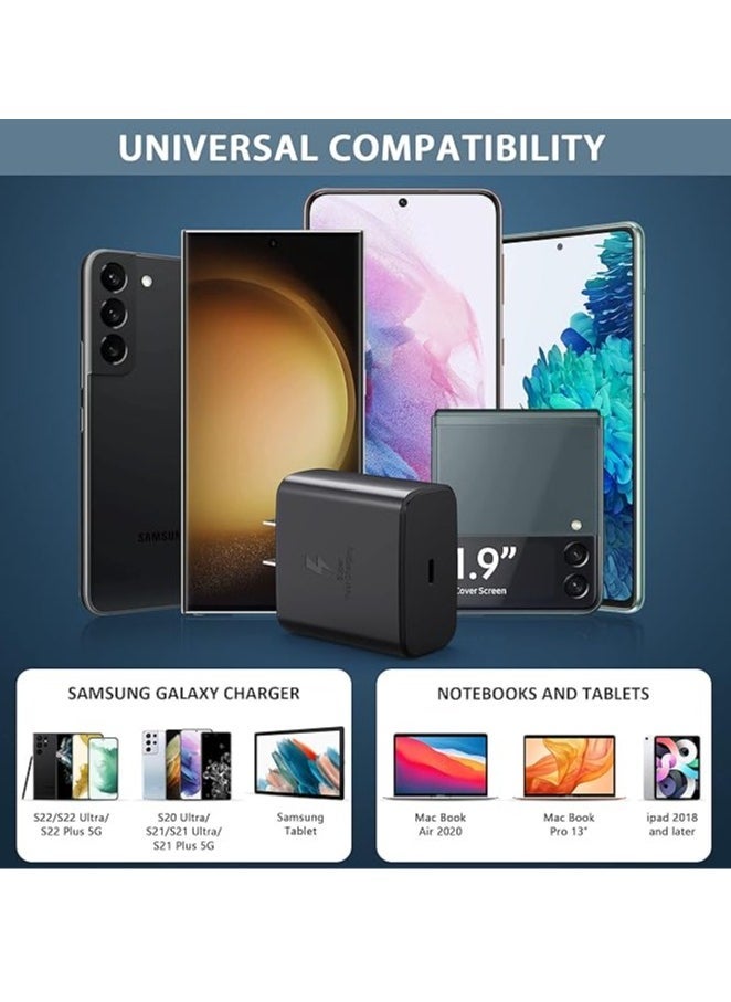 Golau - 45W Super Fast Charger USB C Android Phone Charger Fast Charging for Samsung Galaxy S24 Ultra/S24/S24+/S23 Ultra/S23/S23+/S22 Ultra/S22+/S22, Galaxy Tab, PPS Charger & 1M Type C Cable - Image 1